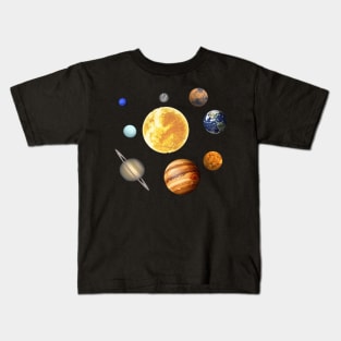 Planets Orbit Around the Sun Solar System Kids T-Shirt